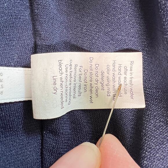 ATHLETA Tangier Tankini‎ Blue Geometric Print Swim Top and Kara Shorts 38 B/C - Picture 11 of 13